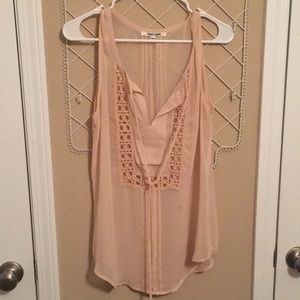 Peachy cream tank